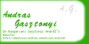 andras gasztonyi business card